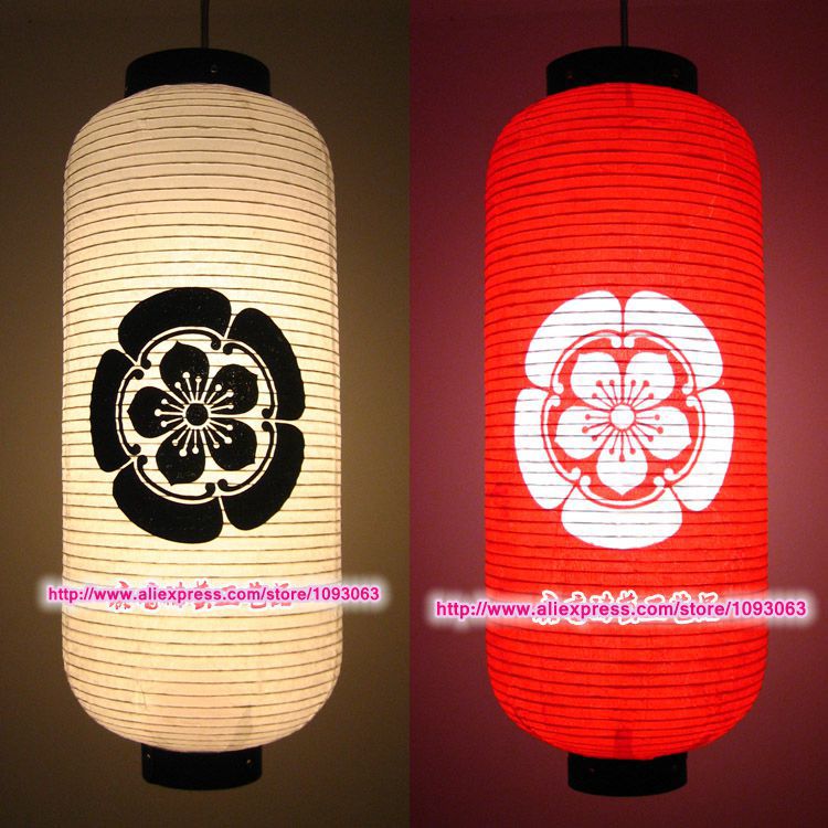 Japanese Lantern Paper - Lámpara de papel japonesa Sakura, linterna