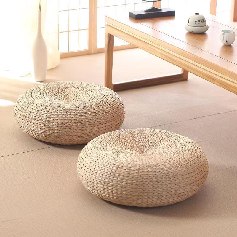Tatami Mat Rush - Cojín de suelo hecho a mano