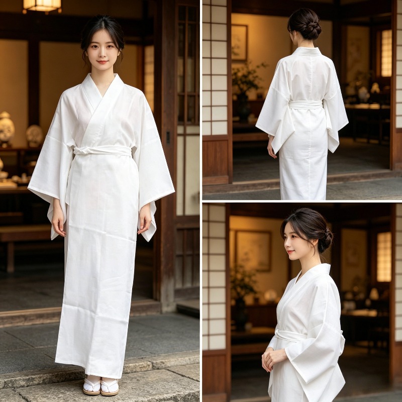 Kimono Yukata Cotton - Forro de kimono, ropa interior versátil,