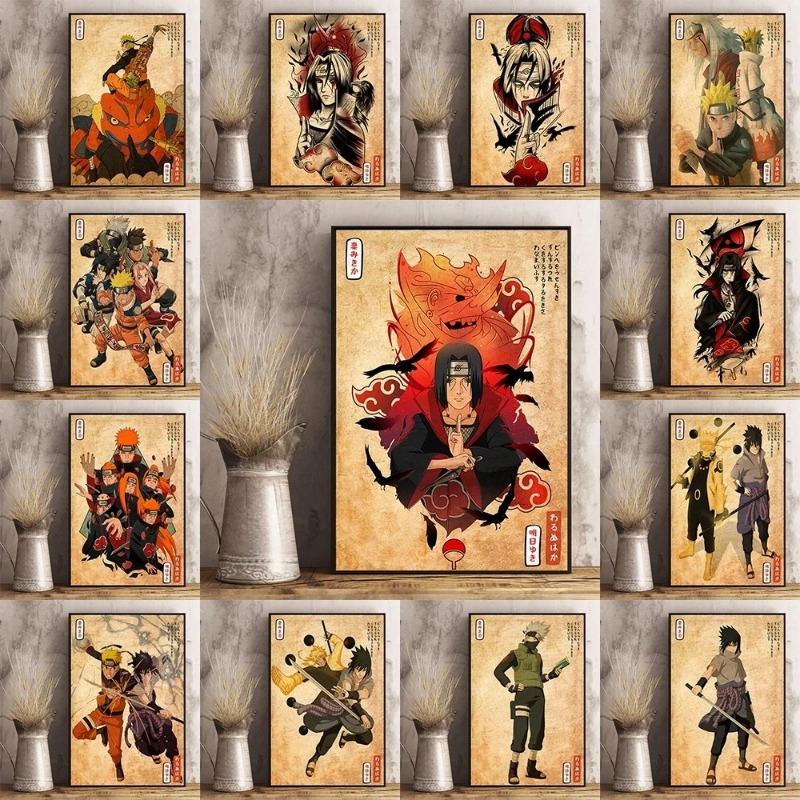 Japan Lifestyle - Póster de Naruto de Anime japonés,