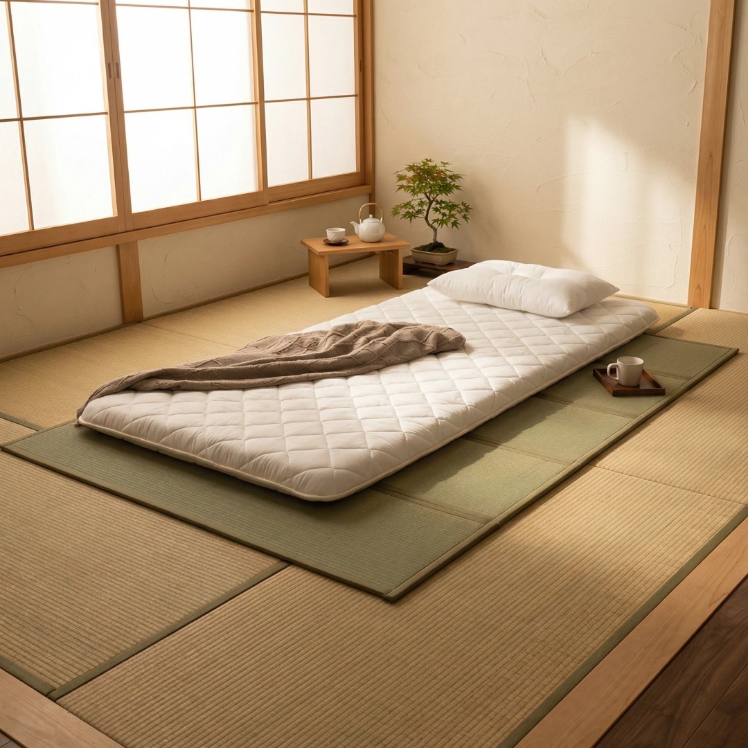 Tatami Mat Rush - Damedai-almohadilla Tatami de 4 pliegues, muebles