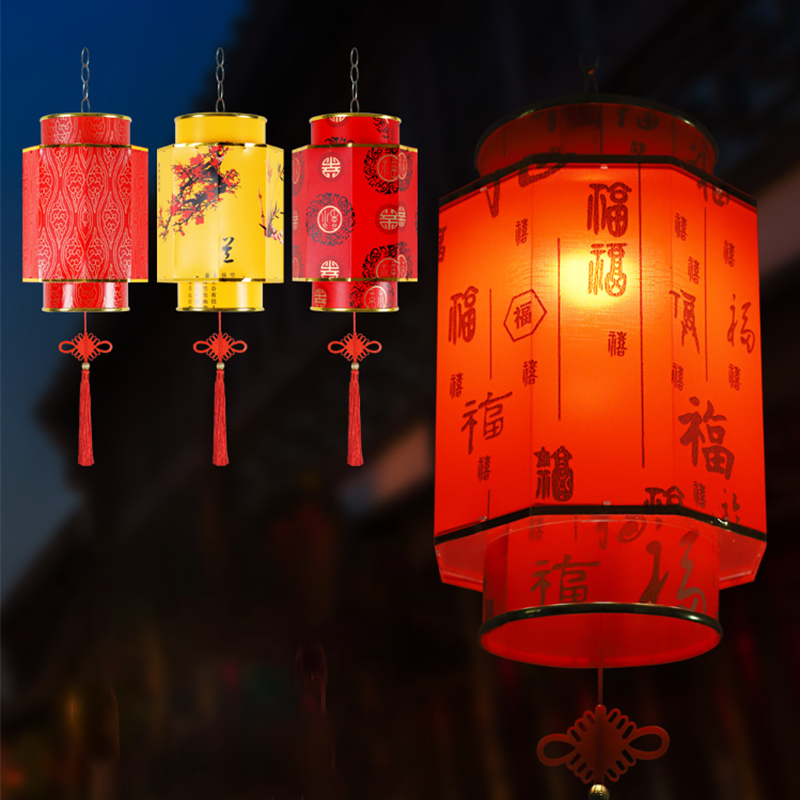 Japanese Lantern Paper - Candelabro de Linterna Roja china, Material