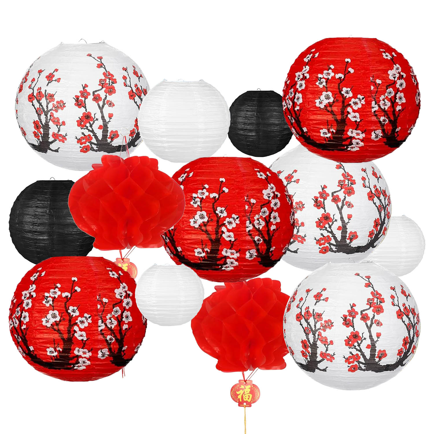 Japanese Lantern Paper - Linternas de papel colgantes japonesas chinas