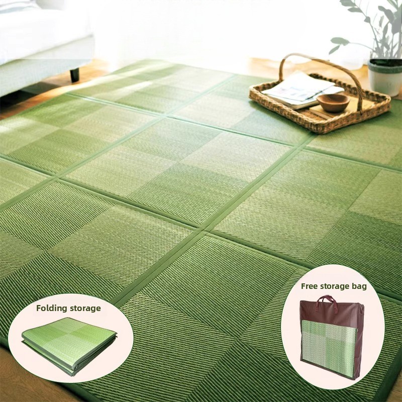 Alfombra japonesa ecológica Ru - Tatami Mat Rush reseña y precio