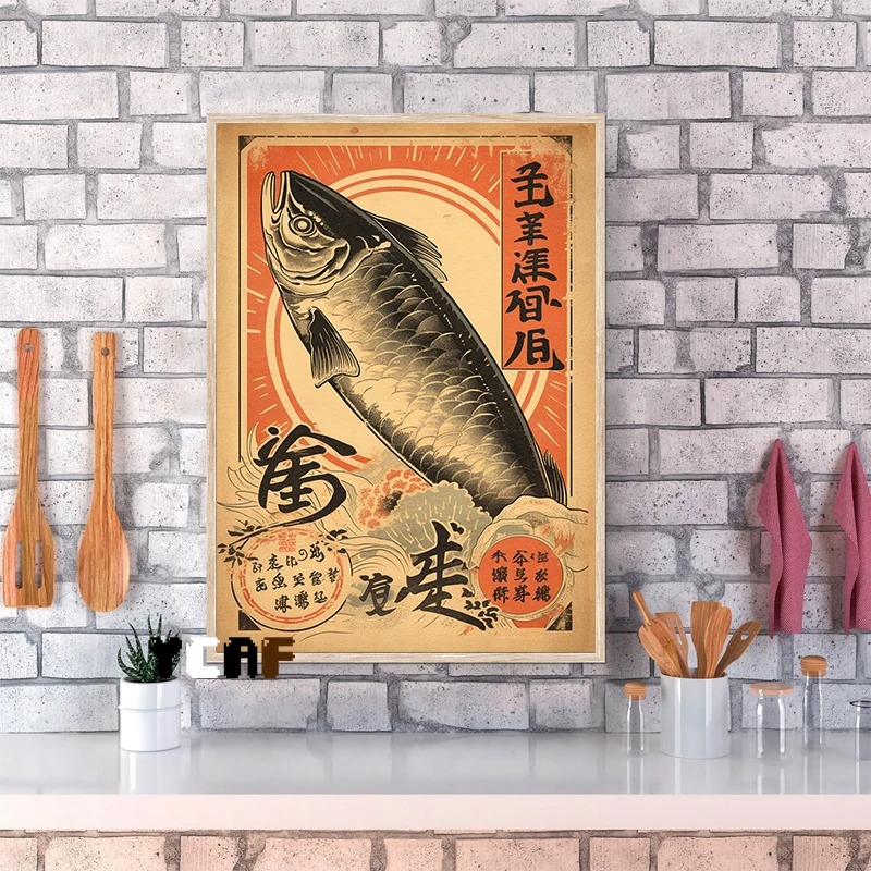 Póster de comida japonesa Vint - Japanese Lifestyle And Food reseña y precio