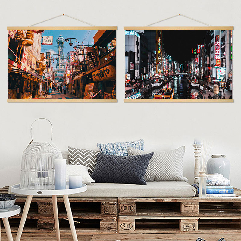 Pintura decorativa de tela con - Japanese Restaurant Lifestyle reseña y precio
