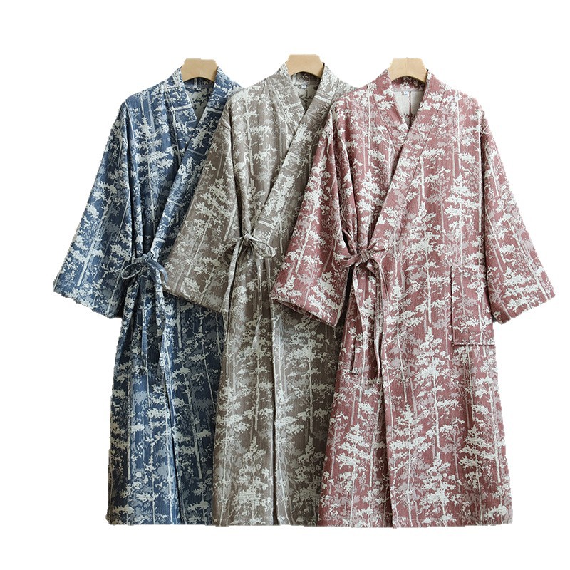 Bata de kimono yukata japonesa - Kimono Yukata Cotton reseña y precio