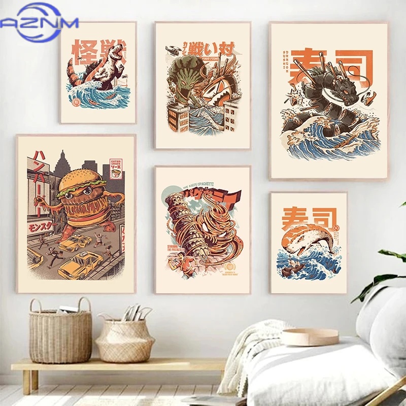 Pósteres de AZNM con diseño de - Japanese Lifestyle And Food reseña y precio