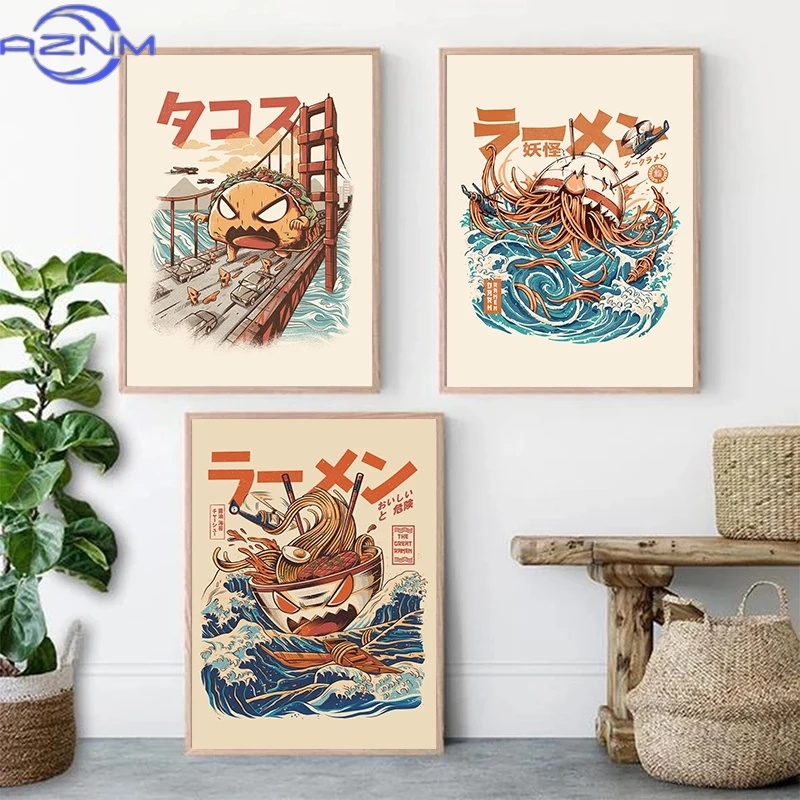 Pósteres de AZNM con diseño de - Japanese Lifestyle And Food reseña y precio