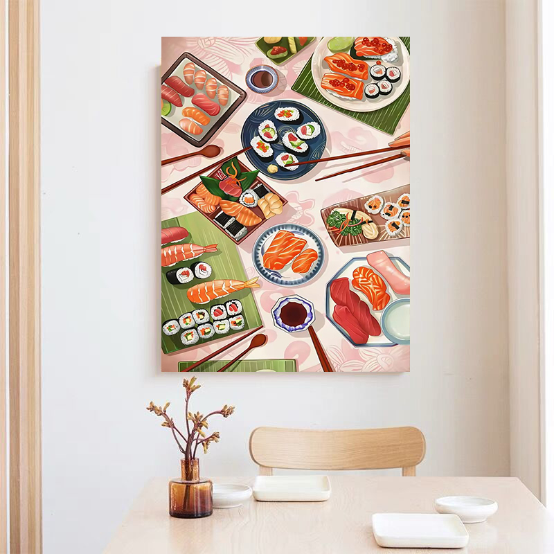 Pósteres de Sushi y Salmón, Im - Japanese Restaurant Lifestyle reseña y precio