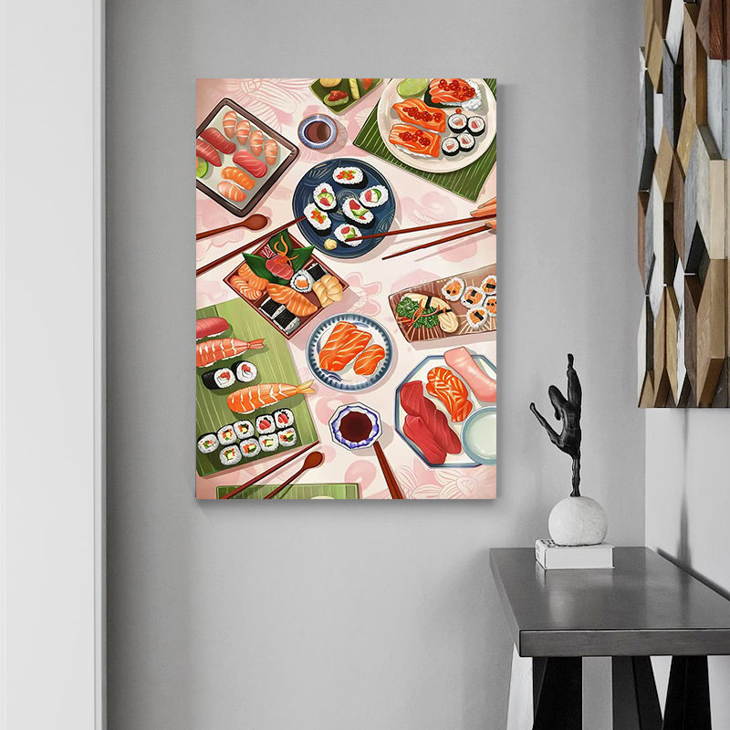 Pósteres de Sushi y Salmón, Im - Japanese Restaurant Lifestyle reseña y precio