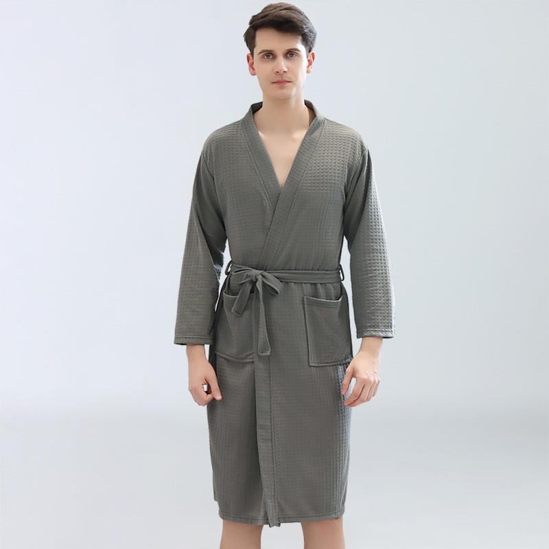 Batas de Baño Tipo Waffle para - Kimono Yukata Cotton reseña y precio