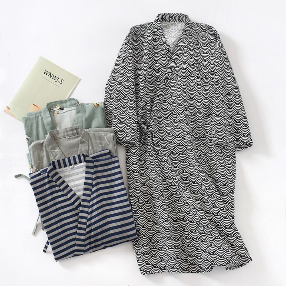 Ropa de dormir para hombre, ki - Kimono Yukata Cotton reseña y precio